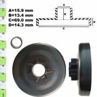 ВОДЕЩО КОЛЕЛО+ЛАГЕР 325-7(КАСЕТА) HQ 340, 345 - 108308-ITAL