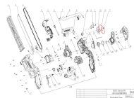 ГУМЕНО УПЛЪТНЕНИЕ КАПАК ВЕРИГА CS1800E,CS1610E - 3130337001
