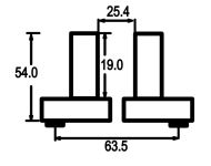 АДАПТОР ЗА НОЖ MTD d25.4MM, H54MM, 748-04082 - 17-3038