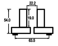 АДАПТОР ЗА НОЖ MTD d22.2MM, H55MM - 17-3044