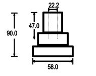 АДАПТОР ЗА НОЖ ЗА CASTELGARDEN 22465605/0 - 65-034