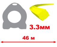 КОРДА D3.3ММ Х 46М (КРЪГЛА, ЖЪЛТА) - 5200125