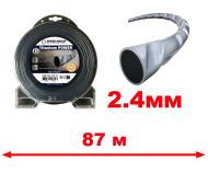 КОРДА D2.4ММ Х 87М (TITANIUM-УСУКАНА/СИВО И ЧЕРНО) - 09427