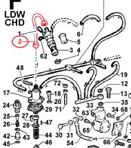 ТРЪБА ГОРИВНА ГНП/ДЮЗА LOMBARDINI LDW - 9375739
