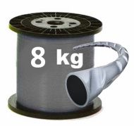 КОРДА D2.4ММ Х 1КГ (TITANIUM-УСУКАНА/СИВО И ЧЕРНО) - BN03465