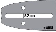 ШИНА 10``-3/8``-1.3ММ(SINGLE RIVET) - 100SDEA041