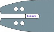 ШИНА 10``-3/8``-1.3ММ(SINGLE RIVET) - 100SDEA218