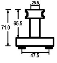 АДАПТОР ЗА НОЖ PARTNER 553, HQ JET 55S 532189179 - 17-2741