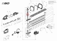ЗЪБНО КОЛЕЛО РЕДУКТОР  ЗА HT2600E - 3520961001