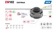 КОРДОВА ГЛАВА EASYWORK D102ММ, M10X1.00LHF, M12X1.5LHF - 50789025