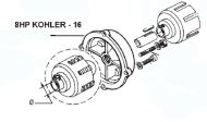 ФЛАНЕЦ ЗА МОТОБЛОК BCS735 С ДВИГ. KOHLER - 53149819