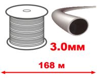 КОРДА D3.0ММ Х 168М (TITANIUM-КРЪГЛА) - DI049-T1