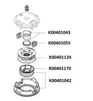 КАПАК + БУТОН ЗА КОРДОВА ГЛАВА EASYWORK D130ММ - K00401042