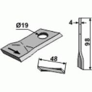 НОЖ ДЕСЕН РОТОРНА КОСАЧКА BCS 58036090 - 121713
