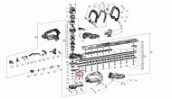 ГОРНА ОПОРНА ПЛАСТИНА ЗА НОЖА HT5100E/HT6500E/HTX6500 - 3706098001