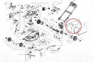 РАМКА ЗА КОШ ЗА ТРЕВА 80L LM2230E-SP - 3709186001