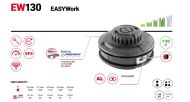 КОРДОВА ГЛАВА EASYWORK D130ММ (БЕЗ АДАПТОРИ) - 50739000