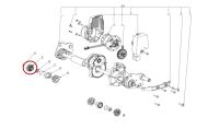 ПЛАСТМАСОВО ЗЪБНО КОЛЕЛО ЗА ВАЛ САМОХОД LM2135E-SP ( V-B ) - 2825767001