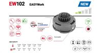 КОРДОВА ГЛАВА EASYWORK D102ММ (БЕЗ АДАПТОРИ) - 50789018