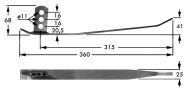 ПЛЪЗГАЧ BCS 600/700 - 59043568