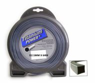 КОРДА D2.5ММ Х 64M (TITANIUM-КВАДРАТ) - 00512