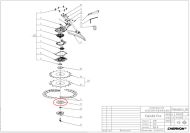 ПЛАСТИНА ПОД НОЖА ЗА ROTOCUT RTA2300/ RTX2300 - 3706784001