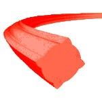 КОРДА D2.7ММ Х 1КГ (КВАДРАТ, ЧЕРВЕНА) - BN196-B