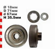 ВОДЕЩО КОЛЕЛО 404-7(С РИНГ) ST08, 08S, S-10 - 10625X 10625X