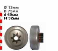 ВОДЕЩО КОЛЕЛО 325-7(КАСЕТА) SOLO 639 - 111435X 111435X