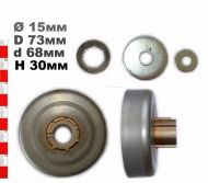 ВОДЕЩО КОЛЕЛО 3/8-7(С РИНГ)  ST041 - 18200X 18200X