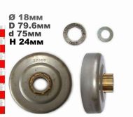 ВОДЕЩО КОЛЕЛО 3/8-7(С РИНГ)   D112,113,114,116,120 - 27189X 27189X
