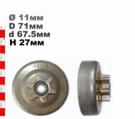 ВОДЕЩО КОЛЕЛО 3/8-6(ХОБИ) D104 - 28006 28006