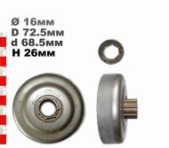 ВОДЕЩО КОЛЕЛО 325-7(С РИНГ) HQ262,50,51,55 - 29175X 29175X