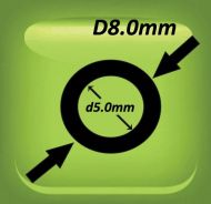 БЕНЗИНОВ МАРКУЧ 4.78ММ Х 7.92ММ Х 1М - 07-260M